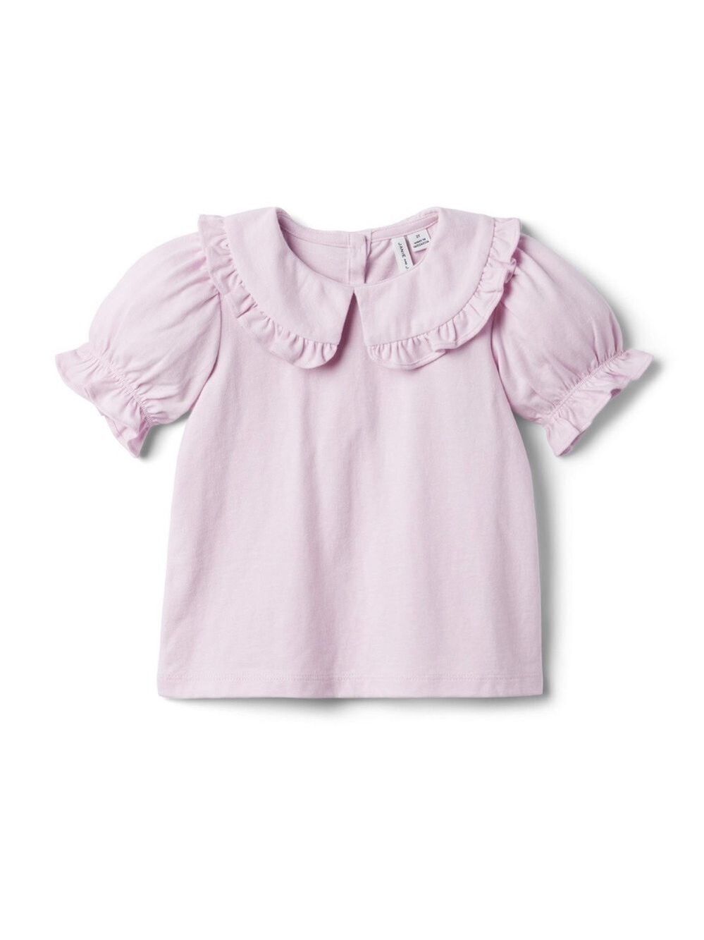 Puff Sleeve Collared Jersey